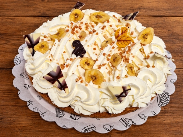 Bananen/ caramelvlaai